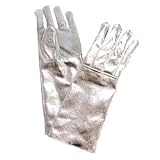 【耐熱・防炎】 【アルミ遮熱製品】 アルミ手袋　5本指　A502　サイズ：フリー（45cm） 【NB】