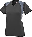 Augusta Sportswear 1296 Girls ' Girls ' Mysticジャージー M ブラック