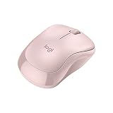 【Amazon.co.jp限定】 ロジクール ワイヤレスマウス 無線 静音 M220RO 小型 電池寿命最大18ケ月 左右対称 M220 マウス 無線マウス 静音マウス ローズ windows mac chrome 国内正規品