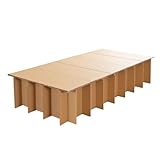 こうひん 日本製 ダンボールベッド 『メカボール』 196×98×40cm 幅が広め 段ボール製 避難所備品