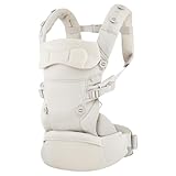 カーメイト(エールベベ)抱っこ紐 だっこひも ベビーキャリア スリーqd キューディ アッシュベージュ 3WAY 対面抱き 前向き抱き おん