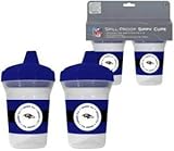Baltimore Ravens Sippy Cup - 2 Pack by Baby Fanatic [並行輸入品]