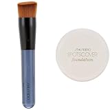 【セット買い】資生堂 ファンデーション ブラシ 131 (専用ケース付き) + 資生堂 スポッツカバー クリーム ファウンデイション(ベースカラー) H100 20g