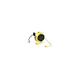 Woodhead 980-3000 Cord Reel With Accessory, Standard Duty, 4 Outlets, 16/3 SJTOW Cable Type, 50ft Co
