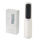 FESTINO(フェスティノ) スタイリングヒーターブラシ(SMHB-049) マイナスイオン 約140℃〜約200℃ ヒートブラシ ヘアアイロン機能付き USB充電式 コードレス 時短 スタイリング ギフト（ホワイト）
