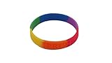 アウェアネスリボンLGBT性的少数者レインボーリボンシリコンブレスレット 