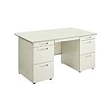 コクヨ(KOKUYO) 両袖机 事務用デスクSR型 W1400×D800×H700mm SD-SR148D33 F1