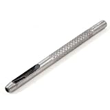 uxcell 中空パンチ　中空 穴 パンチ レザー ベルト　ガスケット カッター　メタル製　ラウンド形　3mm内径　安全　グリップ　長寿命　レザーベルトパンチングツール