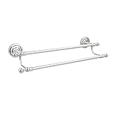 Allied Brass 36" Double Towel Bar Satin Chrome [並行輸入品]