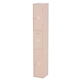 トイレラック(ピンク)　MTR-6656PI　トイレのコーナーを活かして省スペース