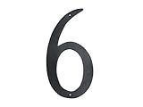 Montague Metal Products Standard Font Individual House Number, 6, 8-Inch [並行輸入品]