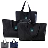 トートバッグ メンズ バッグイン キャリーオン 大容量 ネイビー L