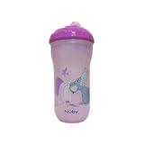 Nuby ヌービー ソフトシッパー ボトル 270ml 【886】 (ねずみ)