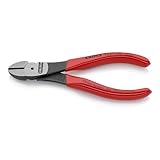 KNIPEX クニペックス 強力型斜ニッパー 硬線用 全長140mm プラスティックコーティングハンドル 7401-140