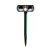 超音波ソーラーパワーキャットドッグリペラー屋外ガーデン赤外線センサー動物の恐怖(グリーン)