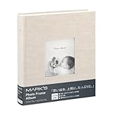 フォトフレームアルバム マークス フォトアルバム 大容量 ポケット L判 ポストカード 200枚収納 記念日 贈り物 写真 アルバム リネン CG-AL11-LN