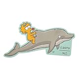 [スモール・プラネット] シンプソンズ キャラクターステッカー バート ハンドアップ イエロー