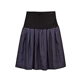 スカート マタニティ フレアスカート Ａライン 秋冬春 妊婦 ひざ丈 膝丈 産前産後 可愛い 通勤 マタニティウェア レディース (ブルー 蓝, M)