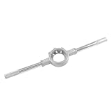 uxcellネジ回し　ホルダー　鋳鉄　スチール　スロット　分割　シルバートーン　280 x 50 x 16mm