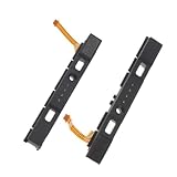 YUWENW ニンテンドースイッチ 交換用スライドレール 2個セット 互換品 左右レール Switchハンドルレール コンソール交換部品 Joy-con用 スライドレール 自分で 交換 nsアクセサリー Switch用 修理パーツ(左+右)