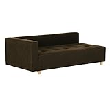 arne ベンチソファ ベンチ イス 背もたれ 肘掛け 片肘付き コーナーソファー Baggy DX-R 3×6 ファブリック ダークブラウン