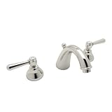 Rohl A2707LMPN-2 Country Bath Verona Three Hole Widespread Lavatory Faucet in Polished Nickel [並行輸入品