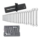 KD Tools 81916P 22 pc. Metric Long Pattern Combination Wrench Set with FREE 20 pc. SAE - Metric Stub