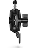Kaedear(カエディア) バイク スマホホルダー マウント 中間マウント 17mmボール レギュラーマウント用 マウントキット 360度ボールジョイント KDR-R101 (60mmミラーマウントキット)