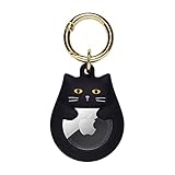 NATURALdesign AirTag ケース キーリング Petit Animal (くろねこ)