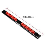 【アストロプロダクツ】AP 3/8DR アルミレールソケットホルダー 10個用