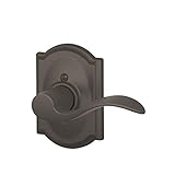 Schlage F170 ACC 613 CAM RH Camelot Collection Right Hand Accent Decorative Trim Lever, Oil Rubbed B