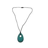 ★ Baby Teething Necklace Turquoise || Nursing Teething Pain Reduce Drop Pendant for Babies || Front 