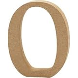 Creativ "o" Mdf Letter, Brown, 13 x 2cm
