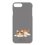 iPhone 16 e 用 ねこ充電中 ゆるねこ 癒し系 休憩モード コミカル グレー ハードケース アイフォン16eのケース スマホ 軽量 ケース h240123