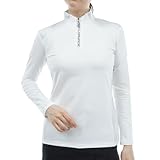 [テーラーメイドゴルフ] モックシャツ ウインドブロックハーフジップ レディース ホワイト