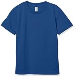 [グリマー] 半袖 4.4oz ドライ Tシャツ [UV カット] キッズ インディゴ 日本 150cm (-)