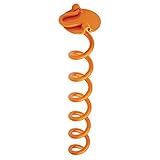 Liberty Outdoor ANCFR16-ORG-A Folding Ring Spiral Ground Anchor, Orange, 16-Inch [並行輸入品]