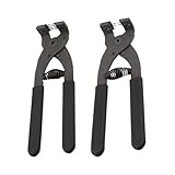 プロ菱目パンチ レザーパンチ レザークラフト工具 ゴムプラスチック対応 手動穴あけ工具(4mm-2歯/4mm-4歯)