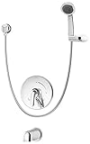 Symmons Elm s-5504 Tub / Handshowerシステム、クローム