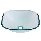 Novatto PIAZZA Glass Vessel Bathroom Sink by Novatto