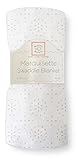 SwaddleDesigns Marquisette Swaddling Blanket, Sterling Sparklers by Swaddle Designs