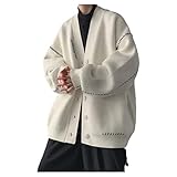 [CALEBGAR] セーター メンズ 冬服 カーディガン ニット トップス シンプル 無地 ゆったり ビジネス 秋服 学生 アウター 羽織