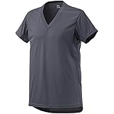 [ミズノ] インナーシャツ アイスタッチ 接触冷感 吸汗速乾 消臭 Vネック 半袖シャツ 肌着 アンダーウェア C2JAA103 メンズ キャスチャコール M