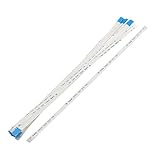 uxcell フレキシブルフラットケーブル 柔軟 フラットケーブル　データケーブル (FFC) 汎用　20本入 8ピン　ホワイト　Aタイプ