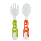 GoolRC ベビースプーン＋フォークセット　 ベビー食器セット ポータブルPP BPAフリー 子供食器