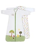 Schlummersack Winter Baby Sleep Sack Wearable Blanket Long Sleeves 3.5 Tog - Forest Friends - 0-6 mo