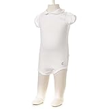 (プチバトー)PETIT BATEAU ベビー ロンパース 丸襟 半袖 BABY COL CLAUDINE 16605 女の子 01 ECUME 36M [並行輸入品]