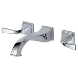 Brizo Virage 2ハンドル洗面wall-mount蛇口 – レバー .5 65830LF-PC 1