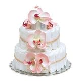 Small Pink Orchids Diaper Cakes by Bloomers [並行輸入品]