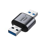 NFHK USB 3.0/3.1 Type A オス - USB 3.0/3.1 A オス データアダプター 10Gbps 延長 ノートパソコン デスクトップ用